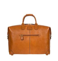 Bric's Life Pelle 22" Leather Cargo Duffel Bag | B Hemmings & Co. Mens Life, Leather Duffel, Leather Duffle Bag, Leather Travel Bag, Leather Duffle, Pack Your Bags, Leather Luggage, Travel Collection, Tri Fold