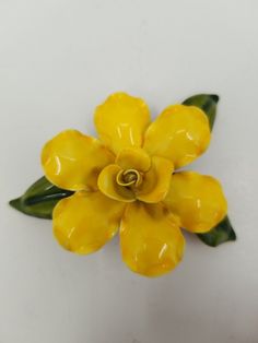 Vintage Yellow Enamel Flower Brooch Pin | eBay Spring Flower Enamel Pin Gift, Spring Flower Enamel Pin For Gift, Spring Flower Enamel Pin As A Gift, Spring Flower Brooches With Flower Decoration, Enamel Flower, Vintage Yellow, Flower Brooch, Brooch Pin, Lost