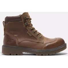 Timberland Pro Men's Whitman 6" Soft Toe WP Work Boot -Brown- TB0A678KEM4 7 / Medium / Brown - Overlook Boots Timberland Outfits, Timberland Pro, Timberlands Shoes, Polyethylene Terephthalate, Innovative Technology, Work Boot, Timberland Mens, Plastic Animals, Medium Brown