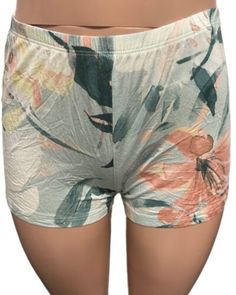 Colorful Blue soft floral print short shorts S New sleep shorts stretch on Vacay | eBay Back To The 80s, Preppy Women, Back To The 80's, Beach Vacay, Beach Activities, Blue Soft, Sleep Shorts, Soft Floral, Floral Print Shorts