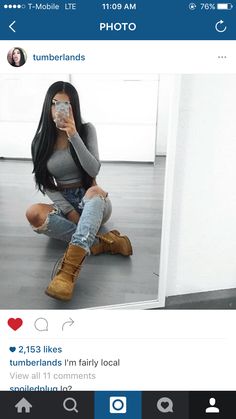 Timberland Boots Outfit, Pastel Outfit, Timberlands, Outfit Trends, Swag Outfits, Baddie Outfits, Boots Outfit, Fall Winter Outfits