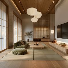 Shoji Interior Design, Japan Aesthetic Living Room, Japanese Home Decor Ideas, Japanese Tea Room Design, Japanese Room Style, Japanese Style Home Decor, Scandinavian Interior Aesthetic, Tatami Mat Living Room, Japanese Lighting Design