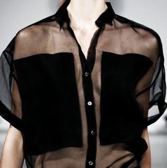 Mode Inspo, On The Top, Sheer Fabric, Mode Inspiration, Sheer Sleeves, Look Fashion