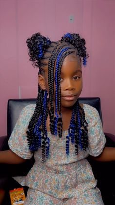 Slayby Barbie | 😍 pretttyyyyyyy #kidshairstyle#braidsforgirls#peekaboobraids#kidsbraidsstyles#ponytailbraids | Instagram Cute Kid Hairstyles Braided, Kids Hairstyles Twists, Birthday Braids For Black Hair Kids, Nine Year Old Hairstyles, Cute Hairstyles For Black Kids 9-10, Hairstyles For Black Girls Kids 10-11, Birthday Hairstyles For Black Kids