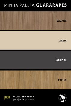 the colors of wood are shown in different shades and sizes, including black, white, brown