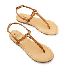 PRICES MAY VARY. ☛THONG STYLE:These thong flat sandals is simple and elegant, running upon summer flavor and perfect for many occasion. ☛ADJUSTABLE BUCKLE:This sandal upper is connected by a U buckle with three straps.The flat sandals also come with an adjustable metal buckle that is easy to put on and off and can be adjusted freely. ☛NON-SLIP SOLE:It has a rubber sole with a pattern engraved on the sole for anti-slip effects.. The upper is made of High-quality imitation leather, which is soft, Strap Sandals Flat, Elegant Flats, Sandals Flat, T Strap Sandals, Soft Skin, Kids Luggage, Ring Metal, Womens Sandals Flat, Luxury Store