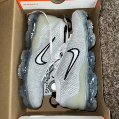 Stockx Verified Nike Vapor Max. Ds Size 6.5 But Fit More Like A 7 Gray Nike Air Max Low-top With Cushioning, Gray Nike Air Max With Air Cushioning, Gray Air Max Cushioned Running Shoes For Streetwear, Gray Air Max Running Shoes For Streetwear, Gray Running Shoes With Air Max Cushioning For Streetwear, Nike Air Max Gray With Air Cushioning, Nike Air Max With Synthetic Material, Casual Nike Air Max With Breathable Synthetic Material, Casual Nike Air Max For Running