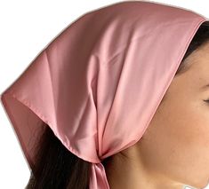 Spring Headscarf One Size Fits Most, Trendy Pink Headscarf For Spring, Pink Headscarf For Spring, Pink Headband Headscarf For Spring, Pink Headband Scarf For Spring, Pink Casual Headscarf For Spring, Pink Headband-style Headscarf For Spring, Casual Pink Headscarf For Spring, Adjustable Pink Headscarf For Spring