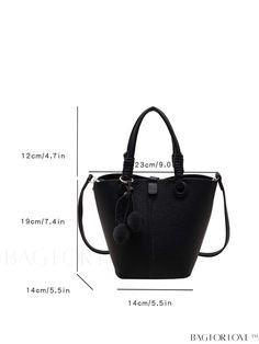 BagForLove - Versatile & Spacious Crossbody Bag - Perfect for Shoulder or Hand Carry Product Description Color Black Type Bucket Bag Pattern Type Plain Material PU Leather Details Pictures Similar Products h2 { text-align: center; } /* æ¢è¡ */ li{ white-space: normal; word-break: break-all; word-wrap: break-word; } .red-box { width: 100%; display: flex; flex-direction: row; flex-wrap: wrap; justify-content: center; } .red-box > div { width: 190px; height: 250px; margin: 10px; } .red-box > div > a > img { width: 190px; height: 250px; } .size-box { width: 100%; margin: auto; white-space: nowrap; } .table { border-collapse: collapse; border-spacing: 0; width: 100%; table-layout: fixed; } tr, td, th { border: 1px solid rgb(175, 173, 173); padding: 10px 0px; text-align: center; font-size: 14p Black Handheld Bucket Bag With Removable Pouch, On-the-go Black Bucket Bag, Black Bucket Bag With Removable Pouch, Black Bucket Shoulder Bag With Removable Pouch, Black Crossbody Bucket Bag With Detachable Handle, Black Handheld Bucket Bag With Detachable Strap, Black Bucket Box Bag With Detachable Handle, Black Bucket Satchel With Detachable Handle, Black Bucket Bag For On-the-go