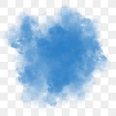 blue cloud in the shape of a heart on a white background png clipart