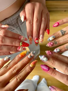 Punk Nails, Hello Kitty Nails, Exotic Nails, Really Cute Nails, Crazy Nails, Nails Only, Nail Tattoo