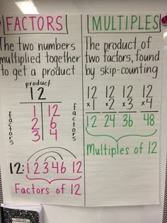 two numbers are written on a piece of paper that is attached to a whiteboard