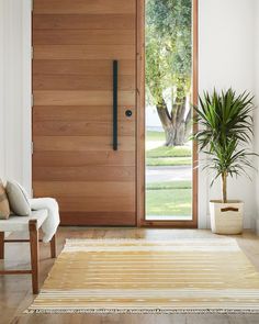 the instagram page on instagram shows an image of a wooden door and chair