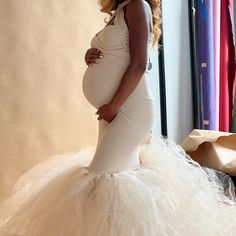 Small Maternity Dress, Perfect For Maternity Pictures. Last Picture Is An Example Of The Dress On The Website Model Nude Maternity Dress, Maternity Pictures, Maternity Dress, Maternity Dresses, Colorful Dresses, The Dress, Womens Dresses, Cream, Women Shopping