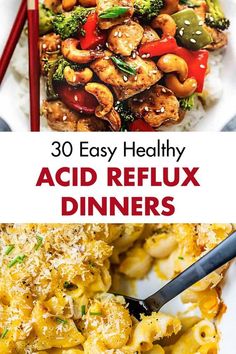 30 Easy Healthy Acid Reflux-Friendly Dinner Ideas Reflux Diet Recipes, Gerd Diet Recipes, Acid Reflex, Acid Reflux Friendly Recipes, Gerd Friendly Recipes, Acid Reflux Diet Meals, Gerd Friendly, Gerd Recipes, Reflux Recipes