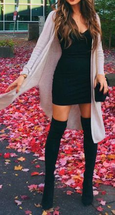 Thigh High Boots Outfit, Classy Fall Outfits, Thrifted Outfits, Hipster Outfits, Spring Outfits Women, Brunch Outfit, Cute Fall Outfits, Business Outfit