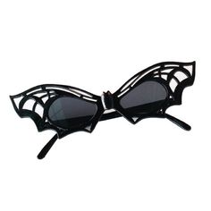 Spider Halloween Sunglasses Fun Black Costume Accessories For Party, Fun Black Party Costume Accessories, Plastic Halloween Costume Accessories, Plastic Costume Accessories For Halloween, Black Plastic Halloween Costume Accessories, Trendy Tinted Sunglasses For Costume Party, Novelty Black Plastic Costume Accessories, Black Plastic Sunglasses For Party, Adjustable Plastic Halloween Costume Accessories