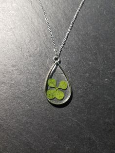 This beautiful necklace is a wonderful idea for gift giving and as a little gift for yourself. The pendant measures approximately 2 cm x 3.5 cm. Please choose your chain length preference in the drop down box. See more jewellery here: https://www.etsy.com/shop/simplysweetjewellery I'm happy to help you find what you're looking for! Please feel free to message me with any questions. Thank you for shopping at Simply Sweet Jewellery! PLEASE NOTE: Colours may not look the same as on your computer - Sweet Jewelry, Chain Extenders, Four Leaf Clover, Gift Giving, Clover Leaf, Chain Lengths, Little Gifts, Beautiful Necklaces, Charms