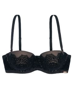 Dorina D000095 Black Velvet Balcony Molded Underwire Bra myselflingerie.com Underwire Bra, Black Velvet, Balcony, Velvet, Bra, Black