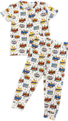 The softest pajamas ever! Super soft and stretchy bamboo viscose material. These pajamas are buttery soft with the cutest superhero print. Perfect for your superhero loving little one!!! The stretchy bamboo fabric is gentle on sensitive or eczema prone skin. This material also keeps little ones cool in the summer and warm in the winter. 95% Viscose From Bamboo, 5% Spandex We ship across the US! Bamboo Pajamas, Soft Pajamas, Bamboo Fabric, Baby Boy Outfits, The Cutest, Boy Outfits, Pajamas, Spandex