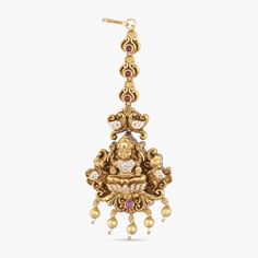 Aashni Antique Temple Maang Tikka Papidi Billa, Buy Jewellery Online, Maang Tikka, Indian Jewellery Design, Traditional Earrings, Kundan Earrings, Indian Earrings, Antique Necklace, Drop Beads