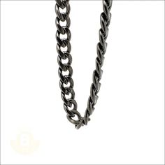 Flores Stainless Steel Curb Chain Necklace - BERML BY DESIGN JEWELRY FOR MEN Diamante Bracelet, Black Chain Necklace, Leather Choker Necklace, Curb Chain Necklace, Piercing Ring, Pearl Choker Necklace, Natural Stone Bracelets, Chain Choker Necklace, Angkor