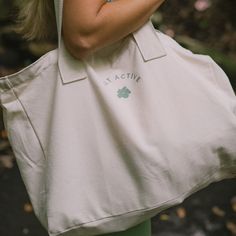 Stay stylish and organized with this gorgeous canvas tote bag from SALT ACTIVE! It's big enough to fit all your must-haves for the gym, a weekend getaway, or a carry-on. With its sleek SALT ACTIVE logo in sage green, you can show off your good taste while keeping everything you need in one place. Ready to make a statement? DETAILS Canvas Tote SALT ACTIVE LOGO In sage green 48cm x 35cm x 12cm Sporty Canvas Tote Bag For Everyday Use, Sporty Everyday Tote Canvas Bag, Sporty Everyday Canvas Tote Bag, Sporty Large Capacity Canvas Tote Bag, Cosy Clothes, Gym Tote Bag, Reversible Swimwear, Gym Tote, Sweat Sets