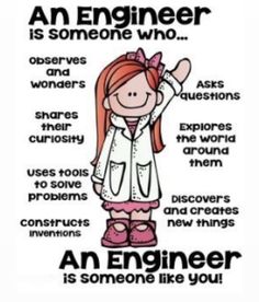 an engineer is someone who poster