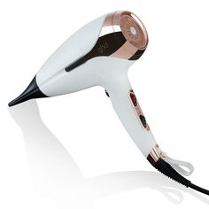 An award-winning advanced professional blow dryer - lighter, faster, offering 30% more shine. * Ionic technology reduces frizz for smoother results. * Features a powerful 1875W brushless motor and contoured nozzle to focus the airflow for precise styling, giving you 3x more hair alignment and smoother results. * A concentrated airflow travels at 75 MPH to speed up your styling routine. Designed for ease of use and salon-quality results. Key Benefits: Bespoke acoustic system to ensure low sound l Ghd Hair, Portable Hair Dryer, Performance Hairstyles, Best Hair Dryer, Professional Strengths, Professional Hair Dryer, Celebrity Hair Stylist, Salon Services, Blow Dryer