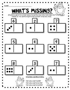 the missing numbers worksheet for addition and subtractional skills to help students learn