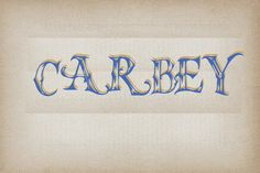 Carbey Font