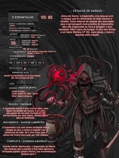 an image of a character from the video game darksider, with text in spanish and