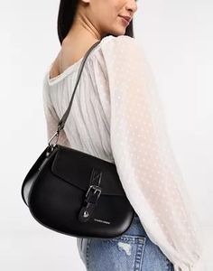 Discover great products at the best prices at Dealmoon. ASOS Claudia Canova buckle detail shoulder bag in black. Price:$21.70 at ASOS Black Shoulder Bag, Magnetic Clasp, Bags Accessories, Black Fashion, Outlet, Bag Accessories, Baskets, Topshop