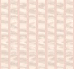 a pink and white striped wallpaper with wavy lines on the bottom half of it