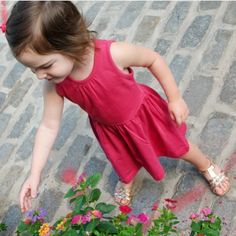 The Dress in Raspberry | Primary.com Mini Fashion, Primary Colors, Pink Blue, Gender Neutral, Raspberry, Flower Girl, Girl Fashion, The Dress, 404 Not Found