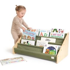 PRICES MAY VARY. Playful Organization - Make Tidying Fun: ZICOTOs’ kids decor montessori bookshelf is a tidy-up champ! With dimensions of 28.7x15.7x13.6”, it holds up to 20 books and also keeps small toys and knick-knacks in order, ensuring your nursery or playroom stays neat and inviting Kid-Friendly Height - Great To Explore & Learn: The kid-height nursery bookshelf sparks curiosity and independence. Tailored for little explorers, it fosters a love for books & reading and teaches organizationa Decorative Bookshelf, Nursery Bookcase, Bookshelf For Kids, Montessori Bookshelf, Play Room Decor, Decorative Bookshelves, Montessori Bedroom, Nursery Bookshelf, Toddler Playroom