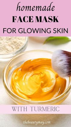 Homemade Exfoliating Face Mask, How To Get Your Skin To Glow Natural, Brightening Mask Diy, Exfoliating Face Mask Diy, Papaya Face Mask Homemade Glowing Skin, Healing Face Mask Diy, Face Scrubs For Acne, Diy Glowing Face Mask, Turmeric Face Mask Recipe