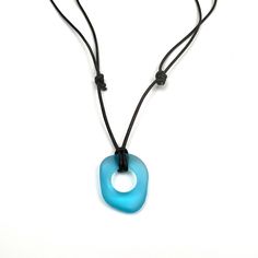 One Of My Favorite Necklaces Is This Beautifully Handmade Abstract Cultured Glass Circle Necklace With A Natural Black Leather Band. Nwt This Listing Is For Light Blue Check My Other Listings For The Seafoam Green This Necklace Is Adjustable From 17" To 22". It Comes In Two Beautiful Soft Beachy Tones, Seafoam And Light Blue. *Please Note That This Necklace Is Made From Cultured Glass And Not From Surf Tumbled Sea Glass. Casual Blue Necklace For Everyday Wear, Handmade Blue Necklace For Everyday, Blue Handmade Necklace For Everyday Use, Handmade Blue Necklace For Everyday Use, Blue Adjustable Necklace For Everyday Use, Violet Necklace, Glass Circle, Surf Necklace, Open Circle Necklace