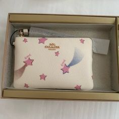 Super Cute Bought A While Ago Brand New Never Used Or Taken Out Of Box W/Attachable Charms 1 Martini Glass 1 C Letter Perfect Idea For A Gift! Cute Coach Wallets, Pink Chanel Bag, Coach Wallets, C Letter, Xmas Wishlist, Cute Wallets, Bags Coach, Pink Chanel, Junior Year