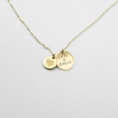 ADD ON Gold Circle Tag Personalized Gold Disc Textured or image 8 Gold Adjustable Round Disc Charm Necklaces, Gold Nameplate Jewelry With Charms, Adjustable Customizable Gold Charm Necklaces, Minimalist Hand-stamped Yellow Gold Jewelry, Everyday Gold Plated Round Disc Jewelry, Customizable Gold Charm Necklace With Round Pendant, Gold Customizable Charm Necklaces With Round Pendant, Minimalist Personalized Charm Necklaces In Recycled Gold, Meaningful Gold Nickel-free Charm Necklace