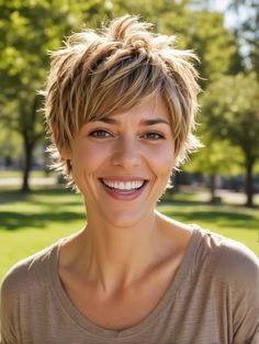 25 Mom Haircuts That Scream ‘I Got This!’: Unleash Your Inner Supermom – Scan to Talk Short Hair Long Bangs, Mom Haircuts, Shaggy Short Hair, Look Polished, Haircut Inspiration, Long Bangs, Hair Affair, Best Short Haircuts, Haircuts For Fine Hair