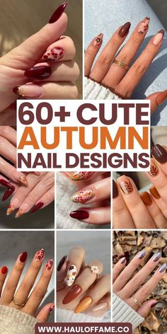 Celebrate fall with Autumn Leaves nail designs that capture the beauty of the season. These easy-to-create, durable nails are perfect for adding a touch of seasonal charm to your look. Click the pin to explore more and follow us for fresh nail inspiration! #FallNails #AutumnLeaves #NailDesigns #ShortNails #NailArt Simple Nail Designs For Fall French Tips, Fall Nail Ideas Almond Shape, Fall Nails Ideas Autumn Almond, Almond Shaped Fall Nails, Fall Nails Coffin Shape, Fall Nail Designs Almond Shape, Summer To Fall Nails, Steelers Nails, Nail Designs For Fall