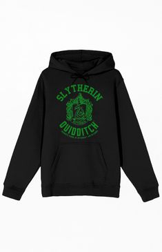 Online Only! Embrace the magic of Hogwarts with the Harry Potter Slytherin Hoodie. This enchanting hoodie boasts a hooded neckline, long sleeves, and a convenient kangaroo pocket for warmth and style. Featuring the iconic Quidditch crest on the front and crafted from soft fleece fabrication, it's the perfect cozy companion for fans seeking comfort and a touch of wizarding charm in their wardrobe.


	Hooded neckline
	Long sleeves
	Standard fit
	Kangaroo pocket
	Front graphic
	100% Cotton&nbs Slytherin Hoodie, Harry Potter Hoodie, Harry Potter Slytherin, Pacsun Mens, My Mobile Number, Pacsun, Black Hoodie, Kangaroo Pocket, Hogwarts