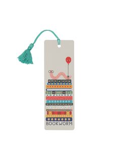 a bookmark with a tassel on top of it