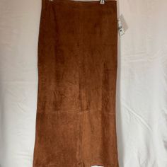 Brand New With Tags! Never Worn. Wilson’s Leather Suede Skirt. Genuine Brown Suede Leather Skirt. Size 8. Total Length Is 37 Inches. Width Is 15 Inches (Not In Diameter). Original Msrp Was $199.99. Offers Welcome! Thanks For Looking! Spring Brown Leather Skirt, Brown Leather Skirt For Spring, Leather Long Skirt For Fall, Brown Leather Lined Skirt Bottoms, Suede Set, Western Skirts, Black Leather Mini Skirt, Leather Skirts, Black Leather Skirts