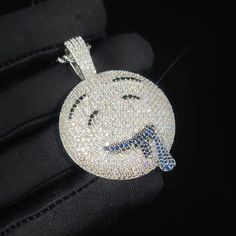 Custom Moissanite Emoji Pendant, VVS Diamond Iced out Pendant, 925 Silver Hip Hop Charm Necklace, Birthday Gift  ,iced out men pendant,hip hop pendant,iced biling pendant,custom name pendant,bust down pendant,name plate pendant,customized pendant,Hip hop rip pendant,Custom Men Pendant ➤ 𝐃𝐢𝐚𝐦𝐨𝐧𝐝 𝐓𝐲𝐩𝐞 : Moissanite ➤ 𝐂𝐚𝐫𝐚𝐭 𝐰𝐞𝐢𝐠𝐡𝐭 : 6.00 Tcw ➤ 𝐃𝐢𝐚𝐦𝐨𝐧𝐝 𝐒𝐡𝐚𝐩𝐞 :- Round ➤ 𝐃𝐢𝐚𝐦𝐨𝐧𝐝 𝐂𝐨𝐥𝐨𝐫 : DEF ➤ 𝐂𝐥𝐚𝐫𝐢𝐭𝐲 : VVS ➤ 𝐏𝐨𝐥𝐢𝐬𝐡 : Excellent ➤ 𝐒𝐲𝐦𝐦𝐞𝐭𝐫? Types Of Diamond Cuts, Men Pendant, Vvs Diamond, Diamond Ice, Pendant Diamond, Types Of Diamonds, Diamond Color, Diamond Shape, Diamond Pendant