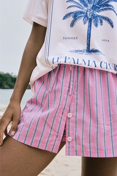 Selina Skort  - Burano Stripe - steele label Slow Days, Stile Casual Chic, Mode Casual, Capsule Collection, Look Casual, Looks Style, Spring Summer Outfits, Outfits Casuales, Look Cool