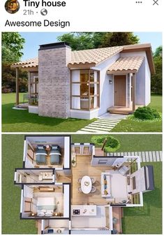 Sims Freeplay Houses, House Flippers, Small House Layout, A Small House, House Floor Design