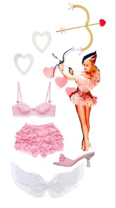 Cupid Costume Aesthetic, Party Animal Costume, Cupid Costume, Costume Aesthetic, Vintage Cupid, Classic Halloween Costumes, Hot Halloween Outfits, Halloween Coustumes, Pretty Halloween Costumes