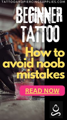 beginner tattoo, how to avoid noob mistakes Beginning Tattoo Artist, Tattooing Tips For Beginners, Learning Tattooing, Tattooing For Beginners Learning, Tattoo Lessons, Learning To Tattoo, Tattoo For Beginners, Tattooing Tips, Tattoo Learning